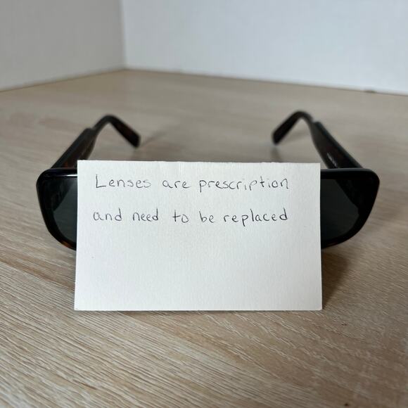 RARE! Jean Lafont Paris Funk 619 Sunglasses FRAMES ONLY Tortoise Shell France main image 12